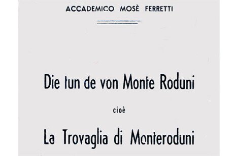 La trovaglia di Monteroduni