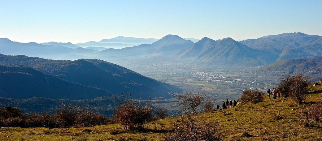 Panorama da Piana del Pozzo